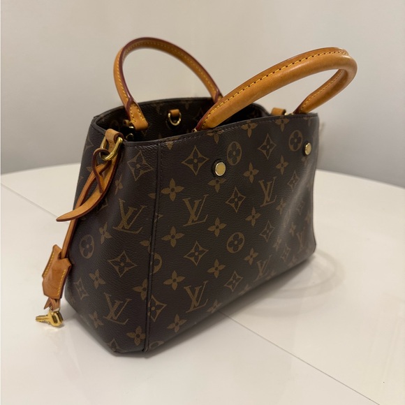 Louis Vuitton Brown Monogram Crossbody Bag - Picture 3 of 4
